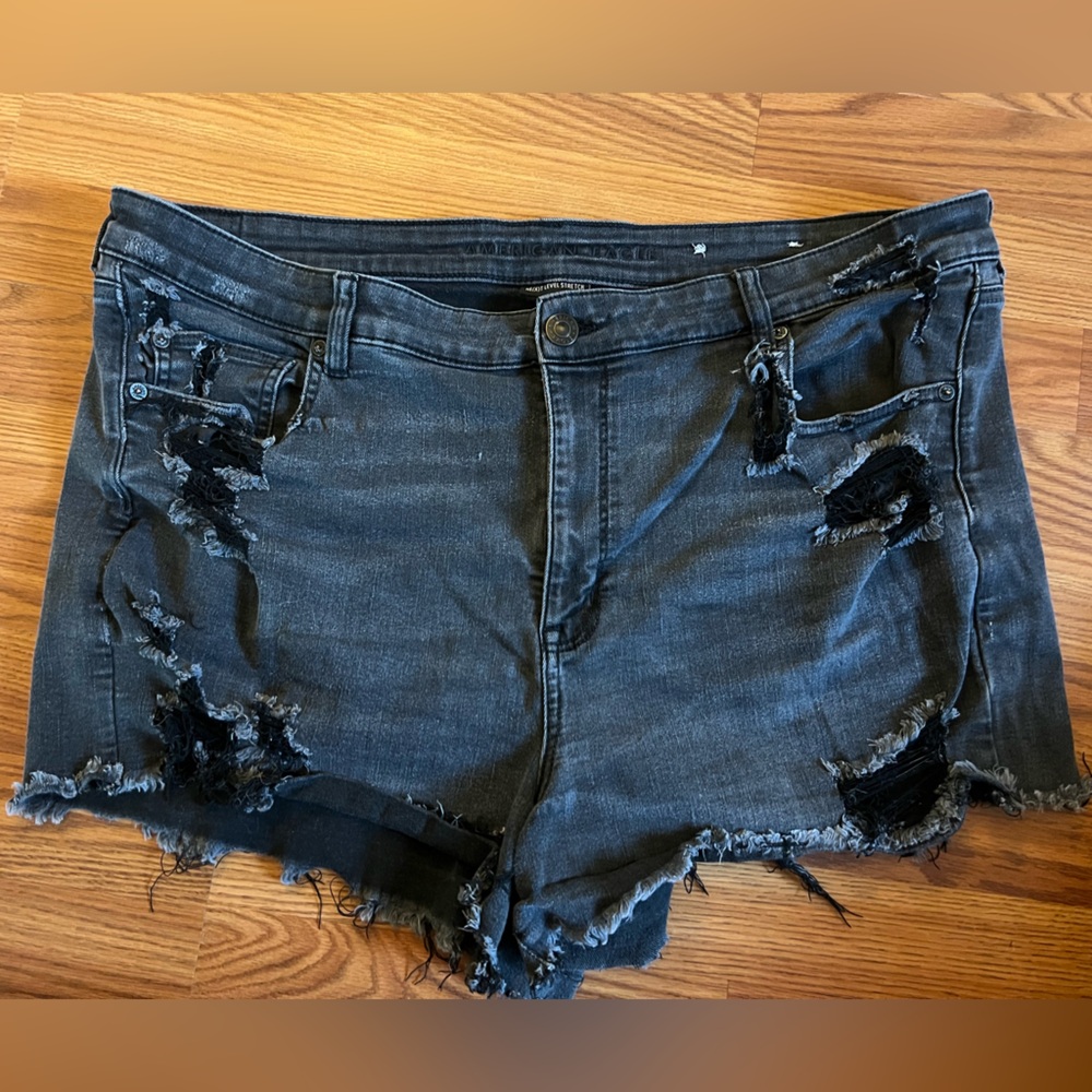 American Eagle Outfitters Next Level Stretch Distressed Shorts